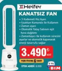HEİFER KANATSIZ FAN